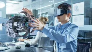 Gamified education/training and the frameworks of AI, AR, VR and Blockchain - Part III: AR & VR