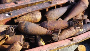How are items of UXO disposed of?