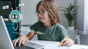 How to apply AI language modelling in online classrooms for young learners